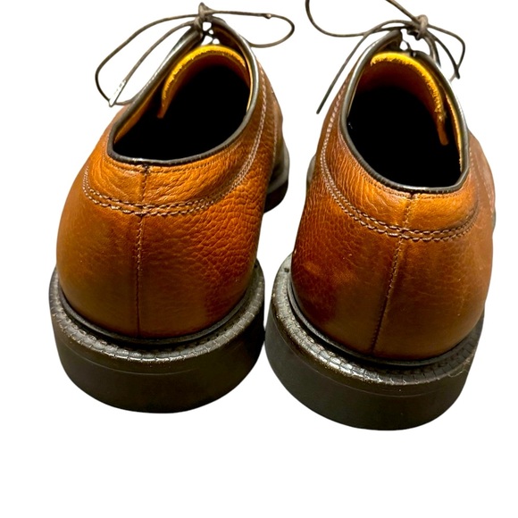 Men’s Allen Edmonds Becker Lace Up Shoes Size 9.5 Leather Brown - Picture 5 of 6